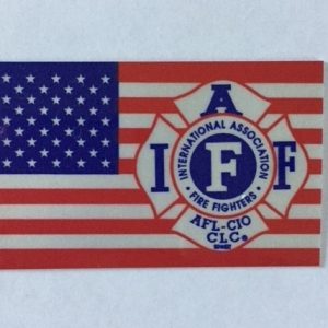 USA Flag w/ IAFF Logo Helmet