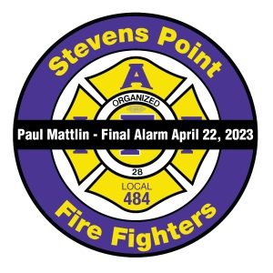 IAFF Local 484 Mattlin Final Alarm Helmet Decal